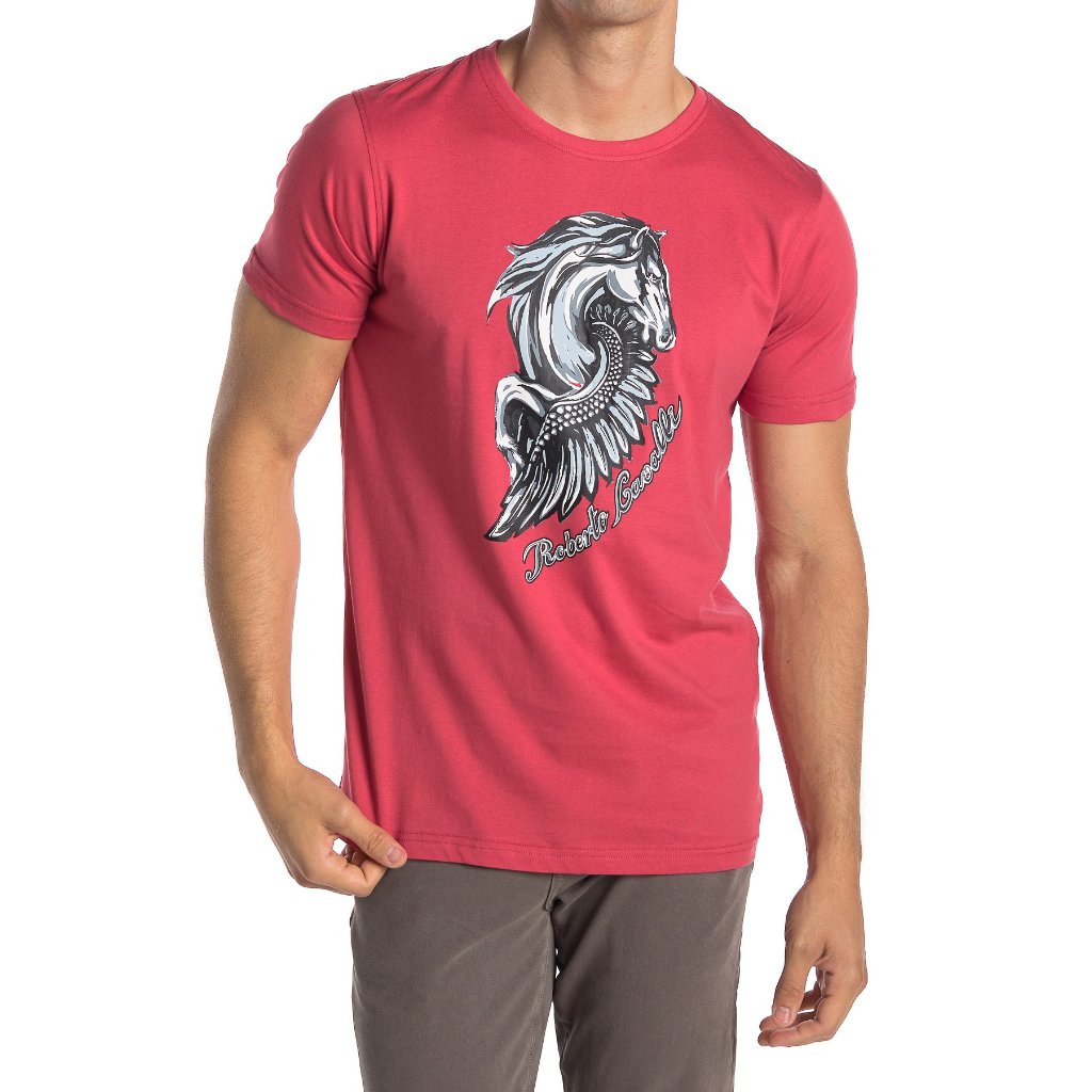 Nwt Roberto Cavalli Pegasus Graphic T-Shirt Top